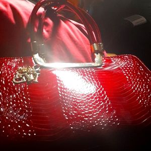 Danbury Mint red leather purse